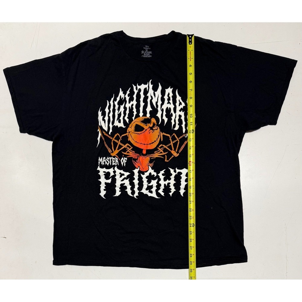 Disney Nightmare Before Christmas Jack Skellington Master of Fright Shirt 2XL